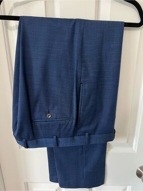 Calvin Klein Men's Navy Blue Dress Pants